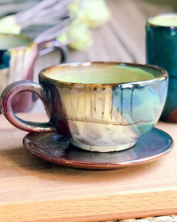 The Abstract Cappuccino Cup