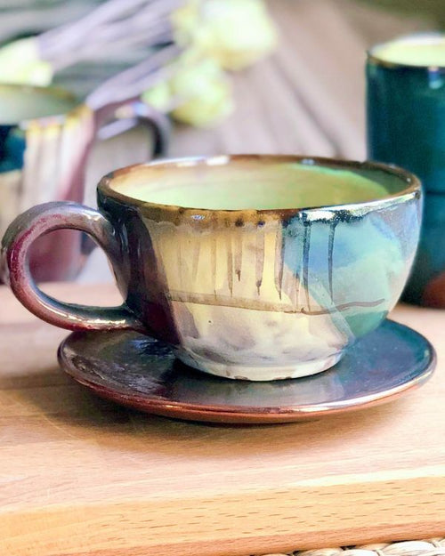 The Abstract Cappuccino Cup