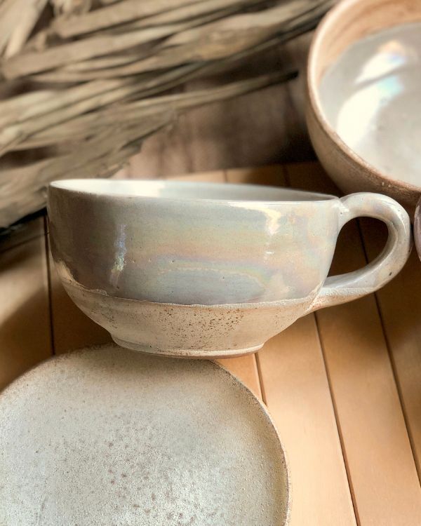 Pearl Oyster Cappuccino Cup