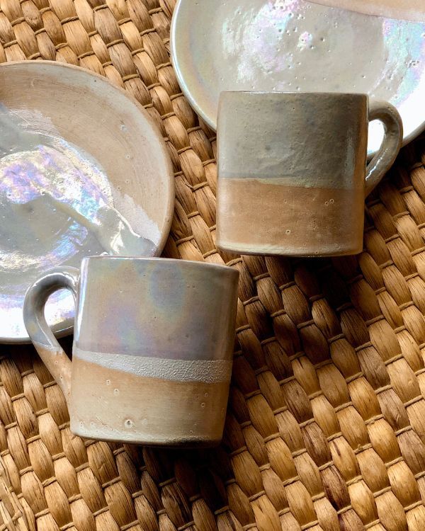 Pearl Oyster Coffee/Espresso Cup