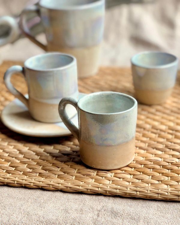 Pearl Oyster Coffee/Espresso Cup