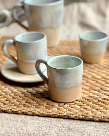 Pearl Oyster Coffee/Espresso Cup
