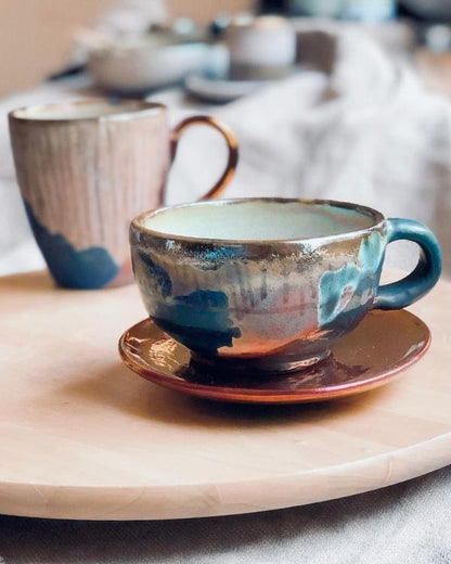The Abstract Cappuccino Cup