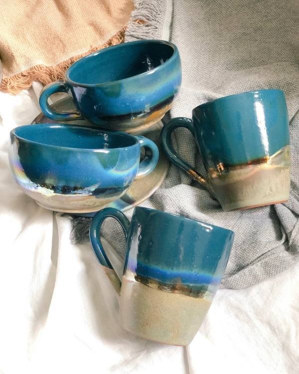 The Peacock Cappuccino Cup