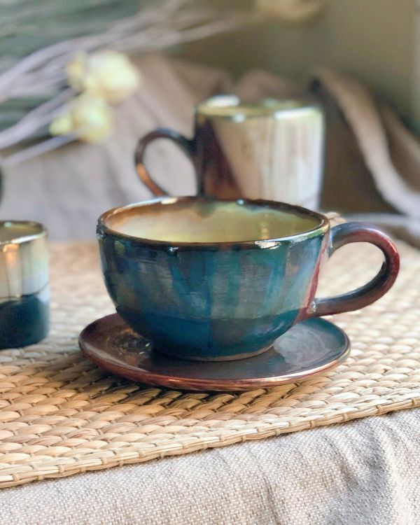 The Abstract Cappuccino Cup