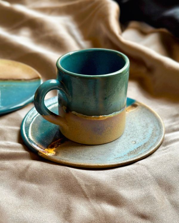 The Peacock Coffee/Espresso Cup