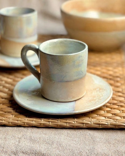Pearl Oyster Coffee/Espresso Cup