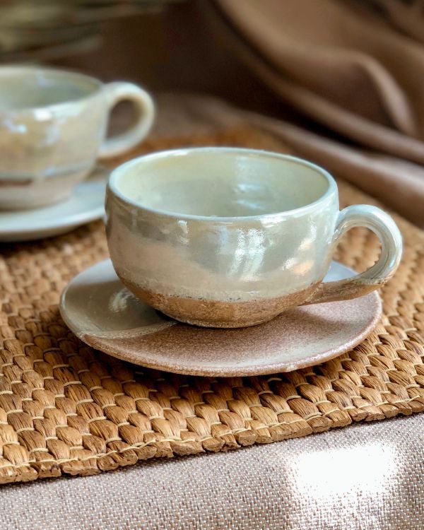 Pearl Oyster Cappuccino Cup