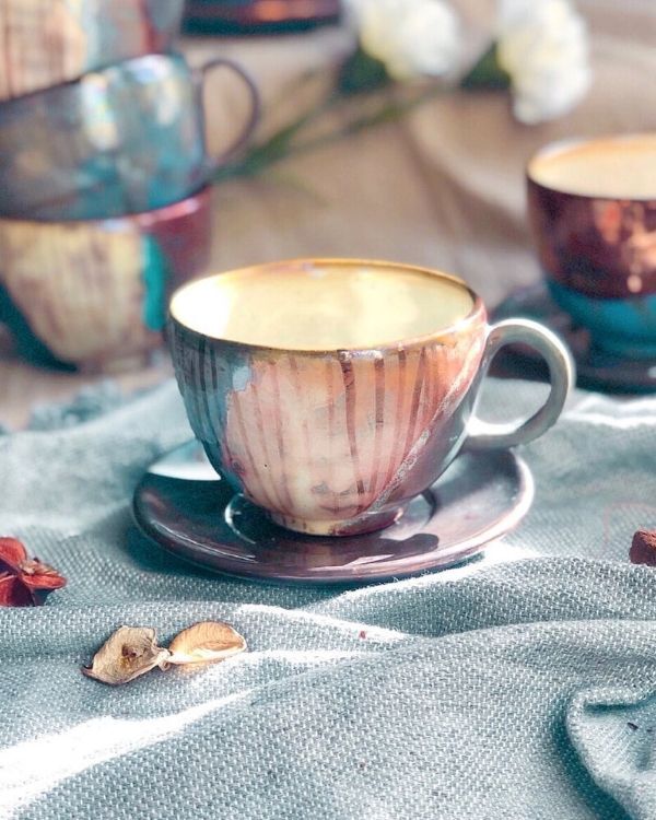 The Abstract Cappuccino Cup