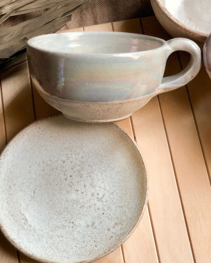 Pearl Oyster Cappuccino Cup