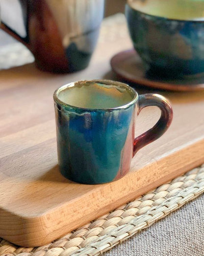 Abstract Blonde Coffee/Espresso Cup