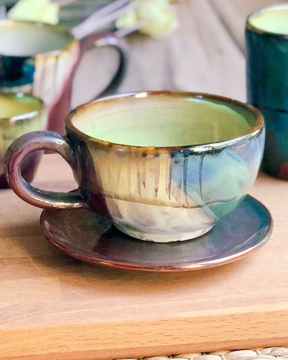 The Abstract Cappuccino Cup