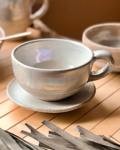 Pearl Oyster Cappuccino Cup