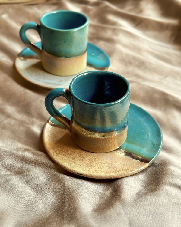 The Peacock Coffee/Espresso Cup