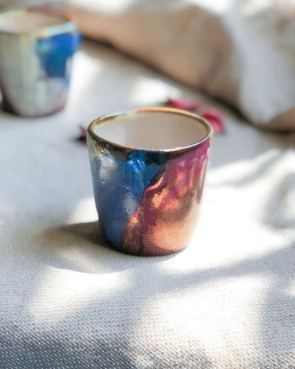 Abstract Blonde Espresso Cup