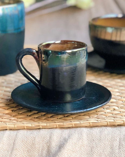 Abstract Noir Coffee/Espresso Cup