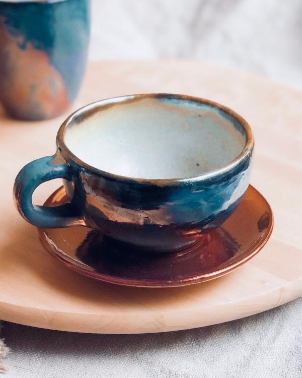 The Abstract Cappuccino Cup