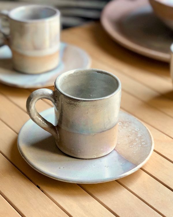 Pearl Oyster Coffee/Espresso Cup