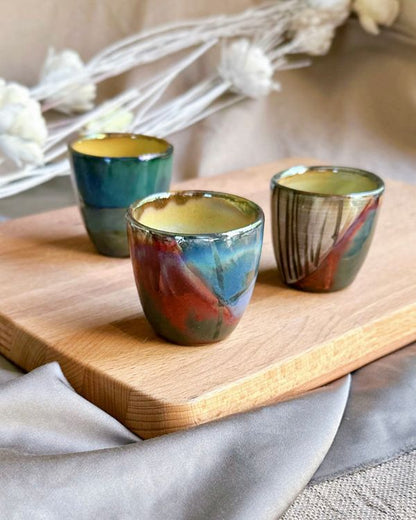 Abstract Blonde Espresso Cup