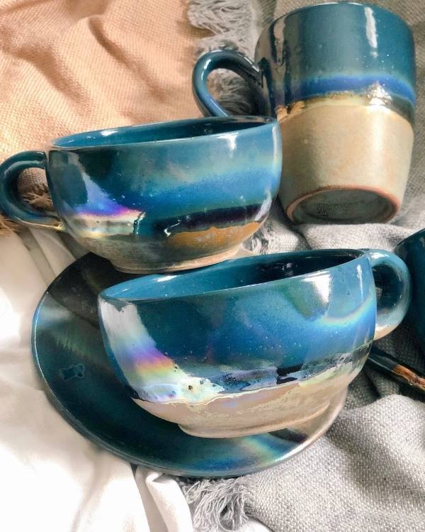 The Peacock Cappuccino Cup