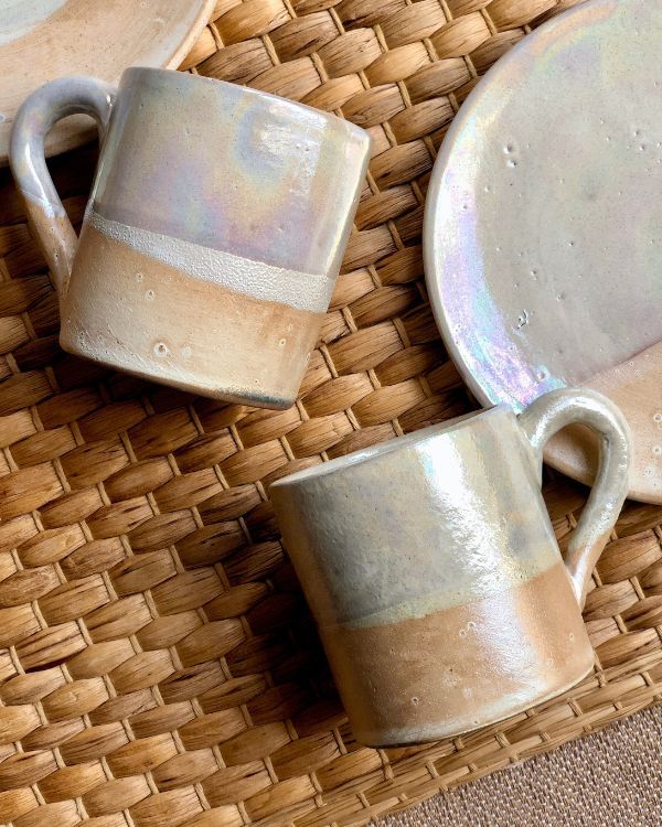 Pearl Oyster Coffee/Espresso Cup