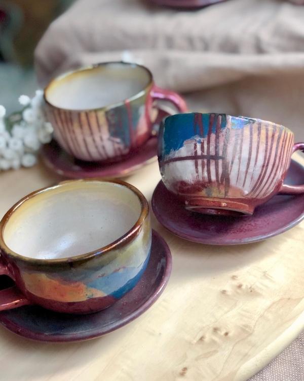 The Abstract Cappuccino Cup