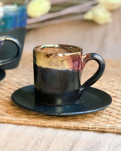 Abstract Noir Coffee/Espresso Cup