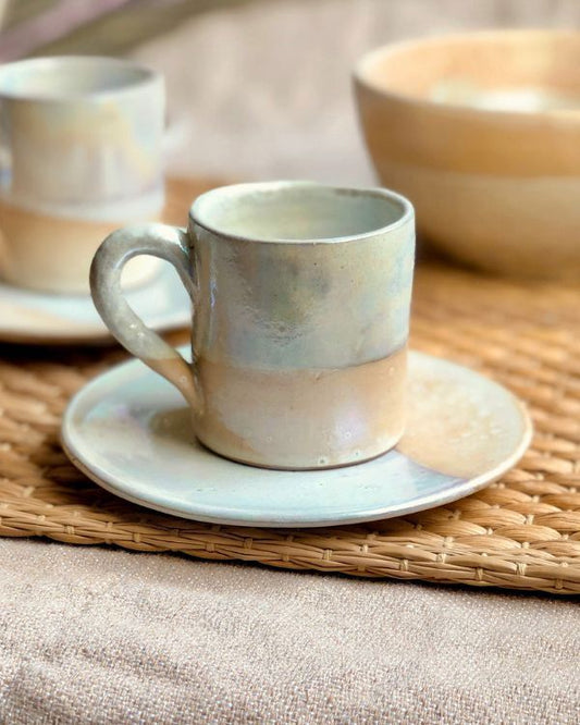 Pearl Oyster Coffee/Espresso Cup