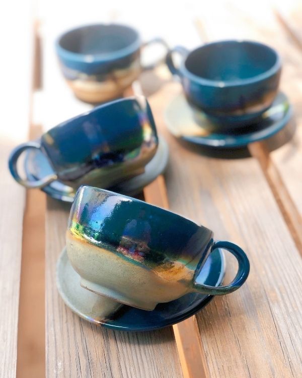 The Peacock Cappuccino Cup
