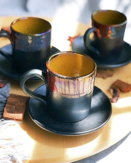 Abstract Noir Coffee/Espresso Cup