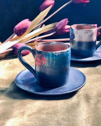 Abstract Noir Coffee/Espresso Cup