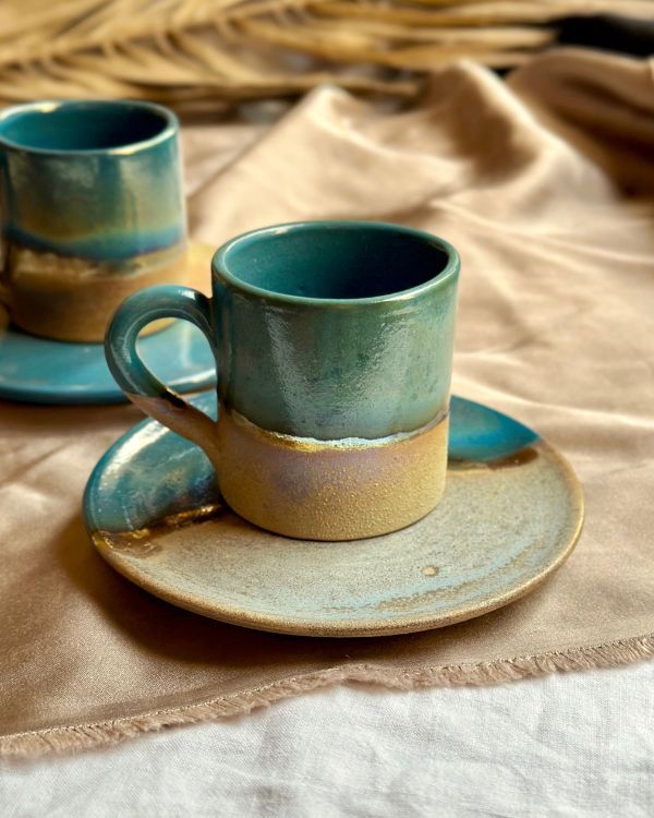 The Peacock Coffee/Espresso Cup