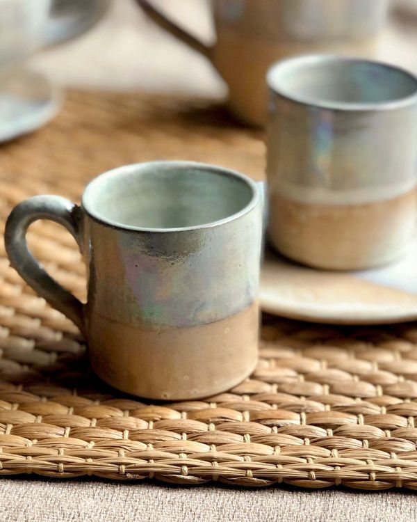 Pearl Oyster Coffee/Espresso Cup