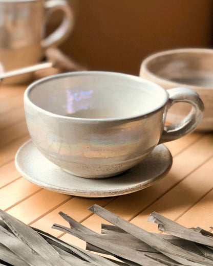 Pearl Oyster Cappuccino Cup