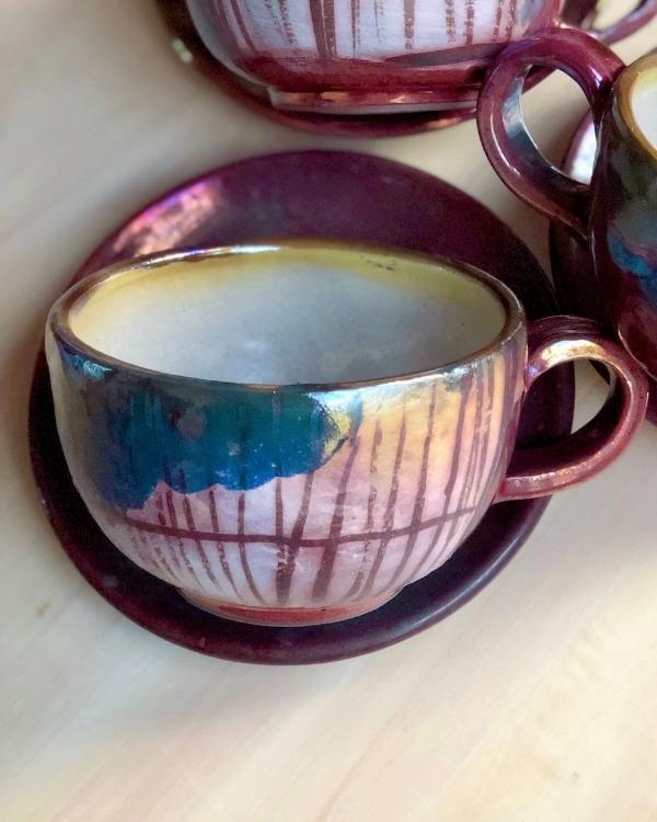 The Abstract Cappuccino Cup