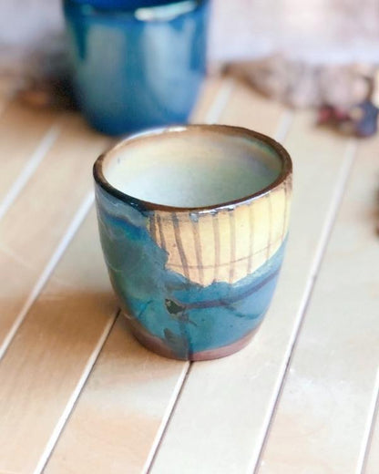 Abstract Blonde Espresso Cup