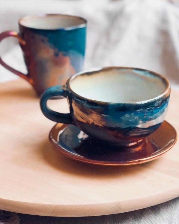 The Abstract Cappuccino Cup