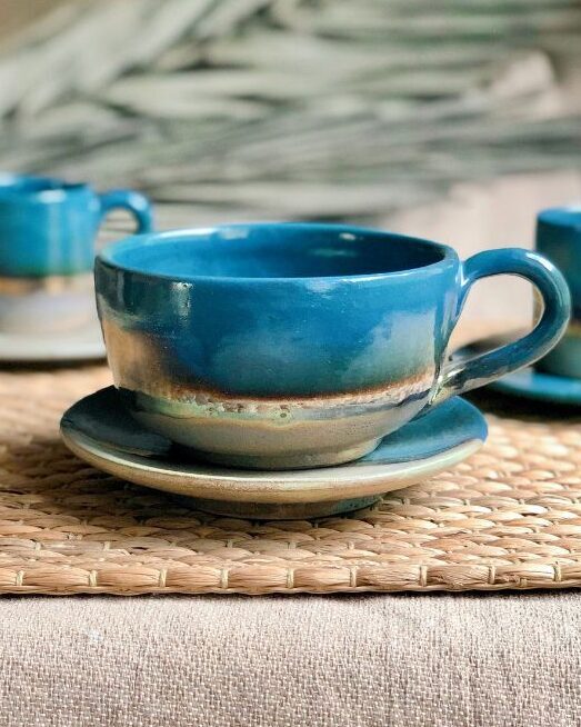 The Peacock Cappuccino Cup
